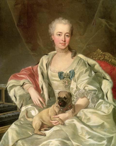 unknow artist Portrait of Princess Ekaterina Dmitrievna Golitsyna oil painting image